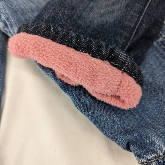 Baby Gap Denim Fleece Lined Pants and Overalls Bundle 6-12 months - Picture 3 of 6